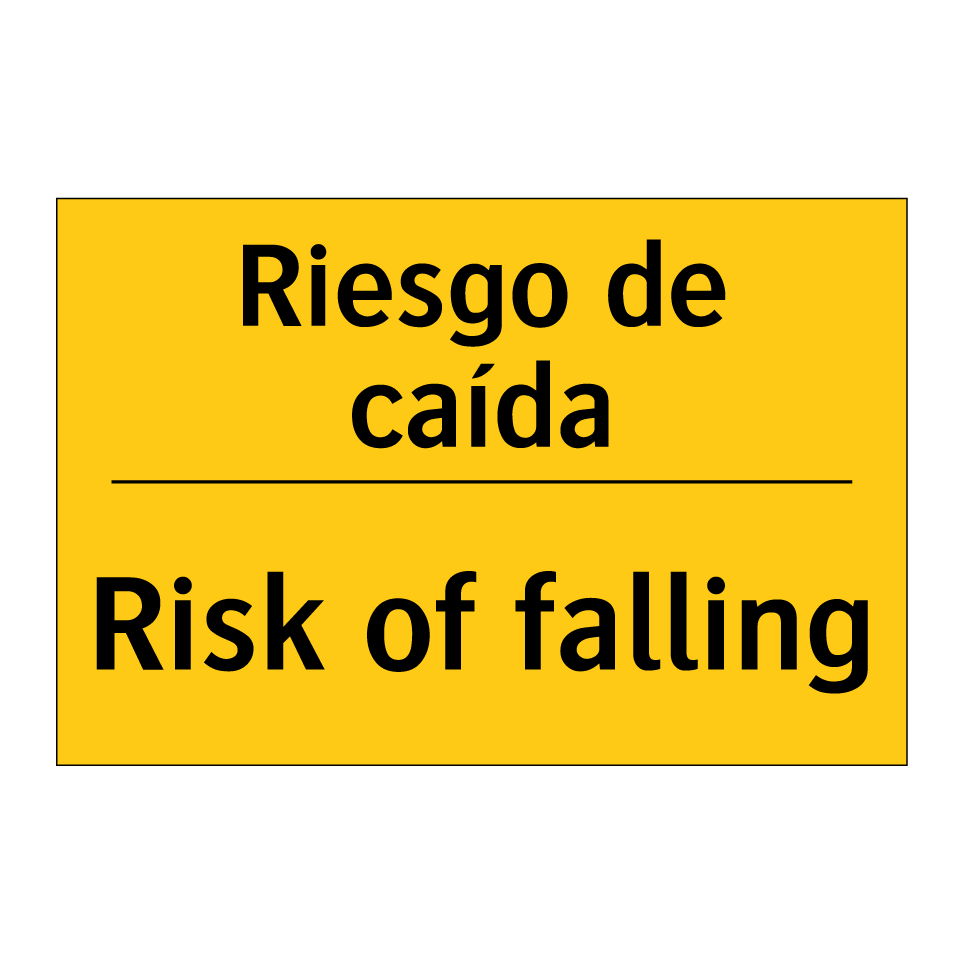 Riesgo de caída - Risk of falling