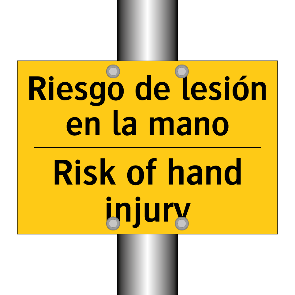 Riesgo de lesión en la mano - Risk of hand injury