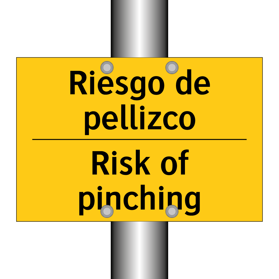 Riesgo de pellizco - Risk of pinching