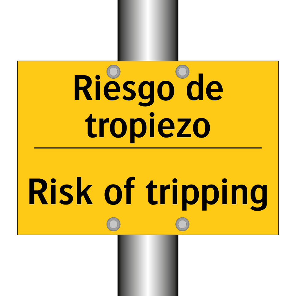 Riesgo de tropiezo - Risk of tripping