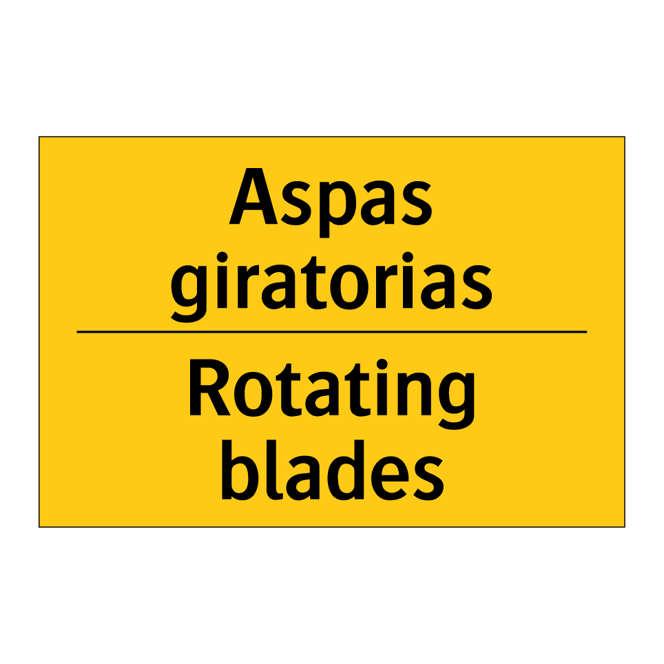 Aspas giratorias - Rotating blades