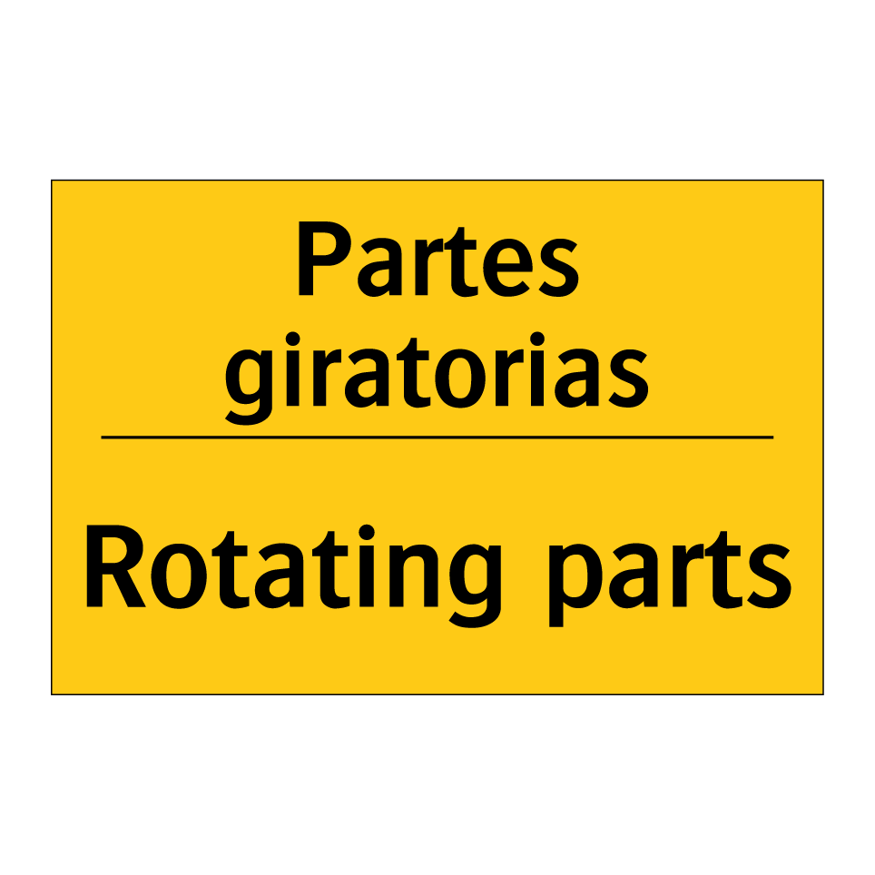 Partes giratorias - Rotating parts