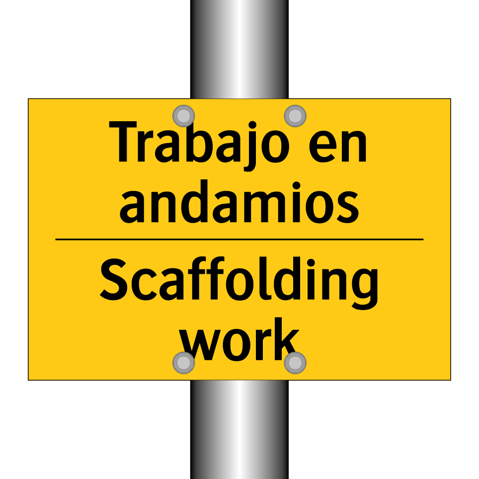 Trabajo en andamios - Scaffolding work