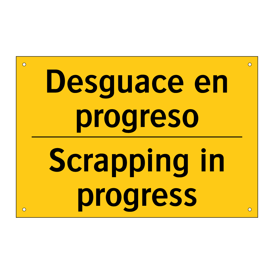Desguace en progreso - Scrapping in progress