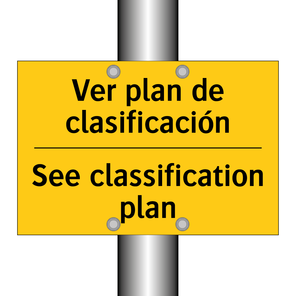 Ver plan de clasificación - See classification plan