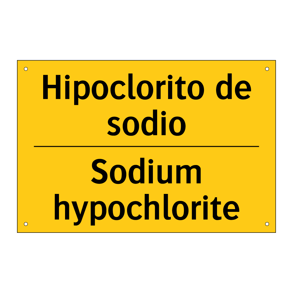 Hipoclorito de sodio - Sodium hypochlorite