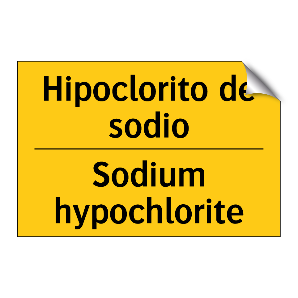 Hipoclorito de sodio - Sodium hypochlorite