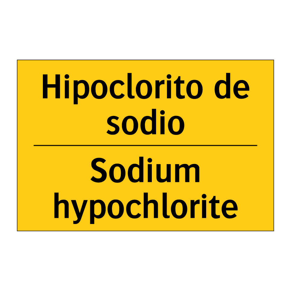 Hipoclorito de sodio - Sodium hypochlorite