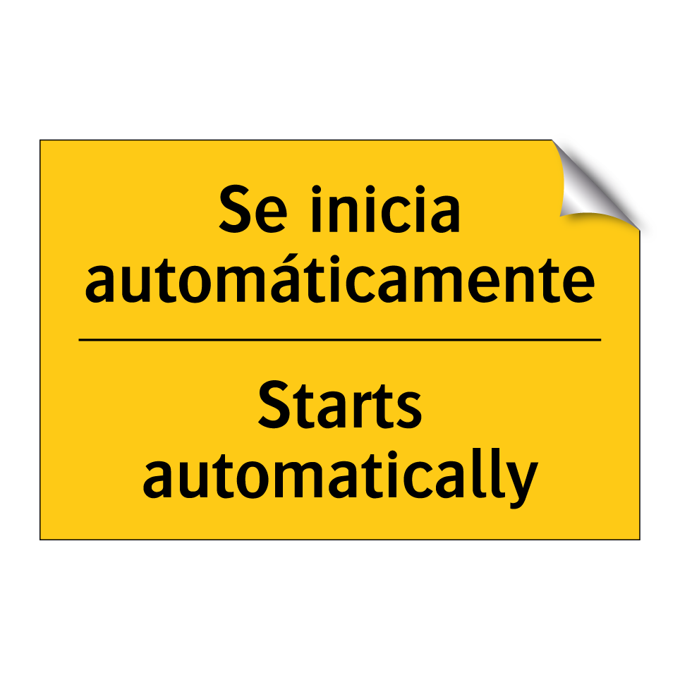 Se inicia automáticamente - Starts automatically