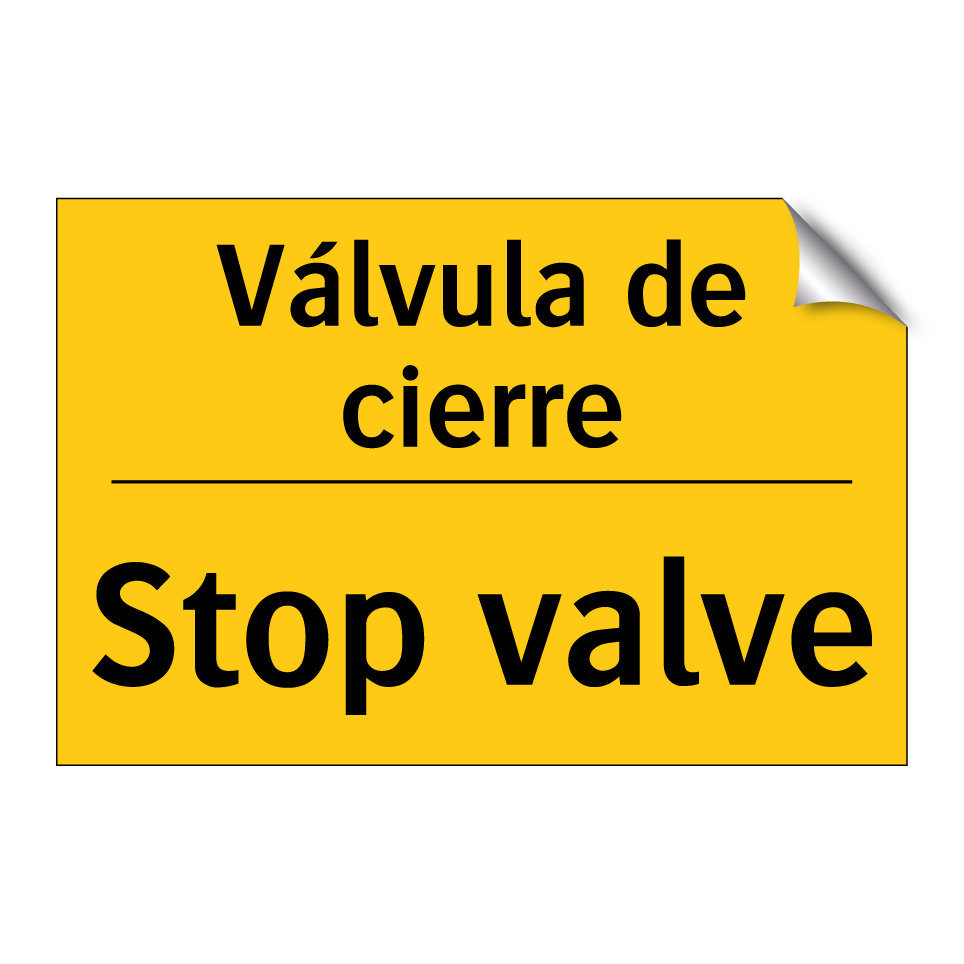 Válvula de cierre - Stop valve