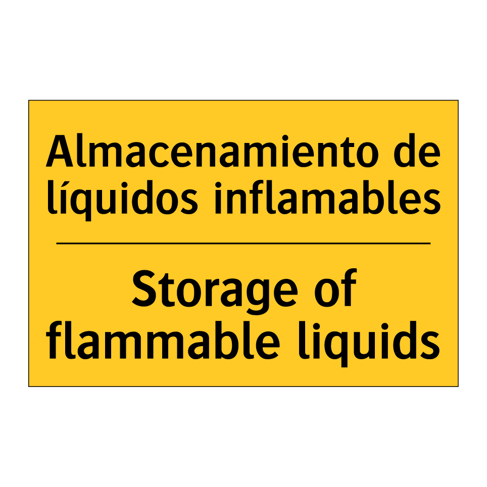 Almacenamiento de líquidos inflamables - Storage of flammable liquids
