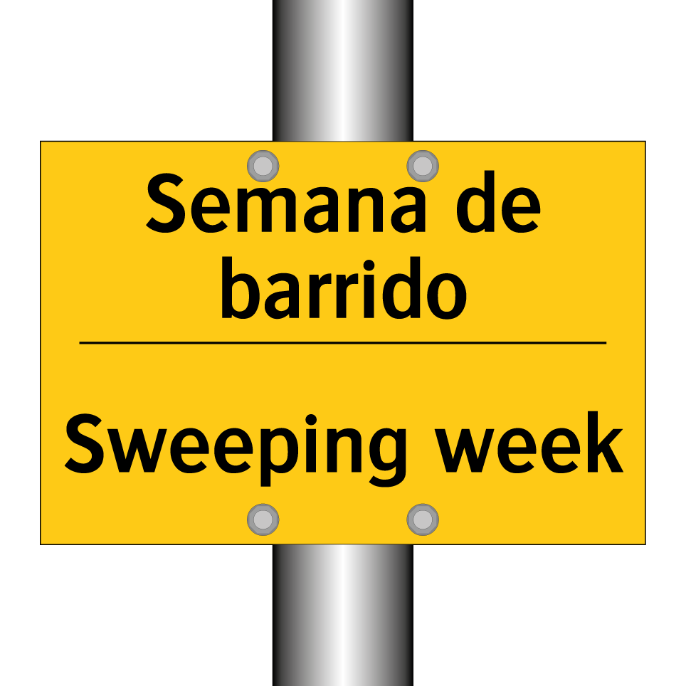 Semana de barrido - Sweeping week