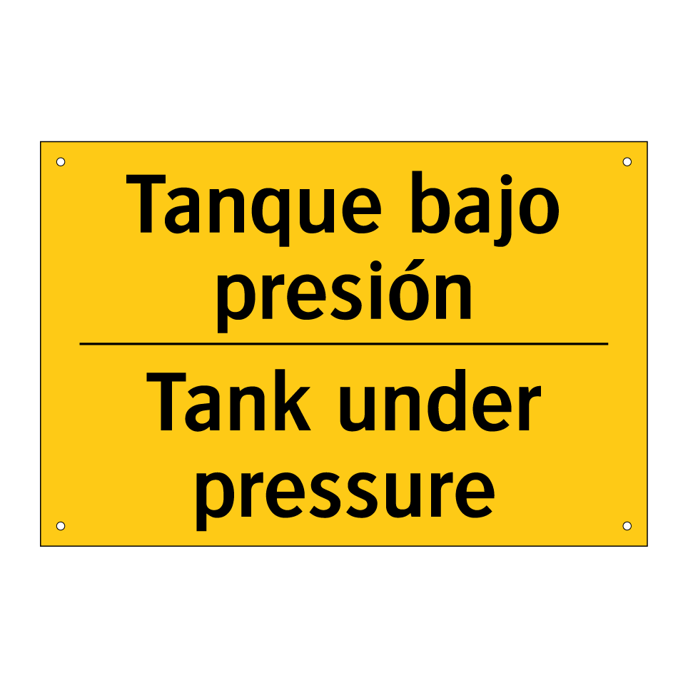 Tanque bajo presión - Tank under pressure