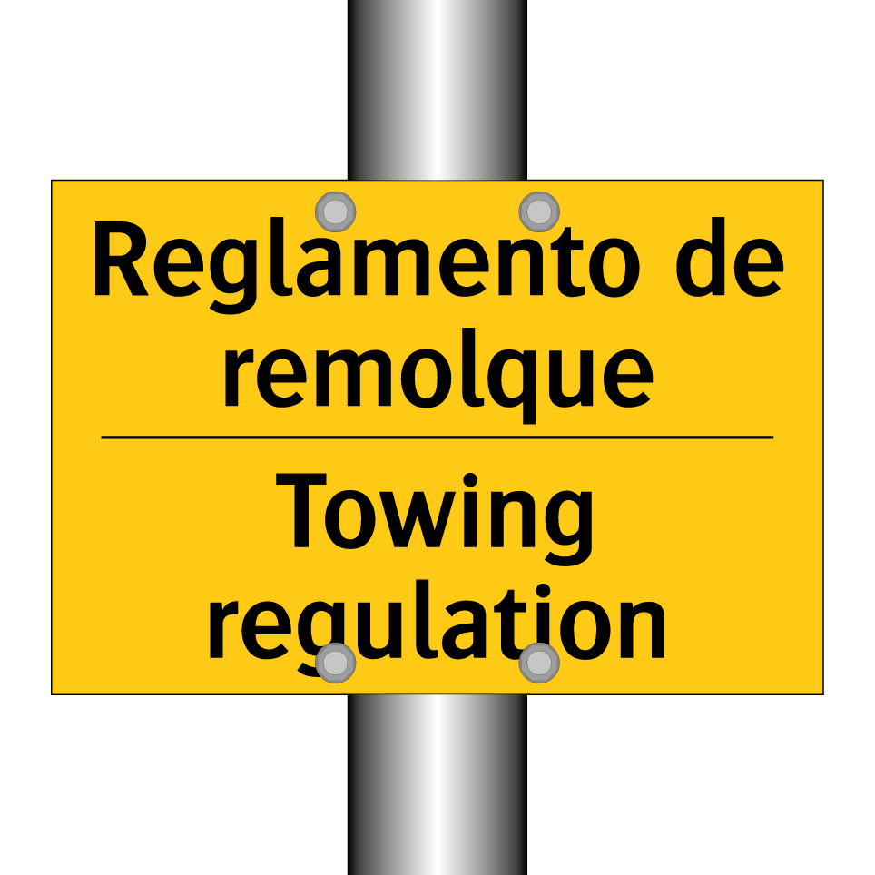 Reglamento de remolque - Towing regulation
