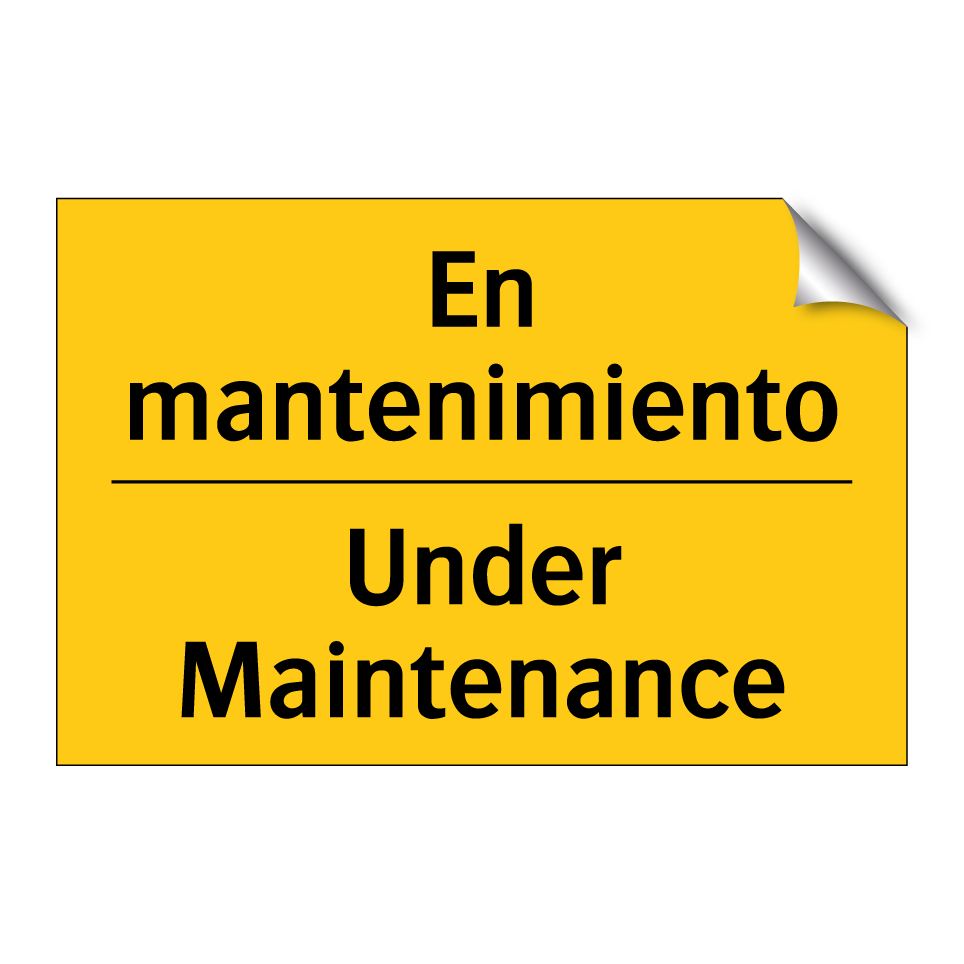 En mantenimiento - Under Maintenance