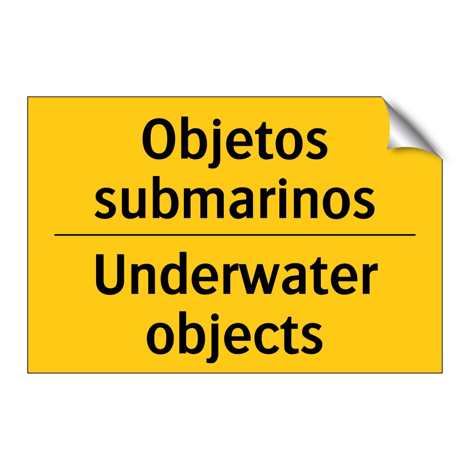 Objetos submarinos - Underwater objects