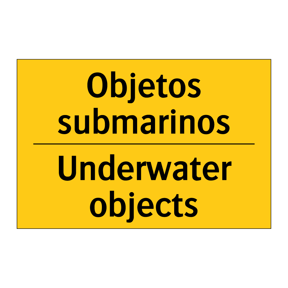Objetos submarinos - Underwater objects