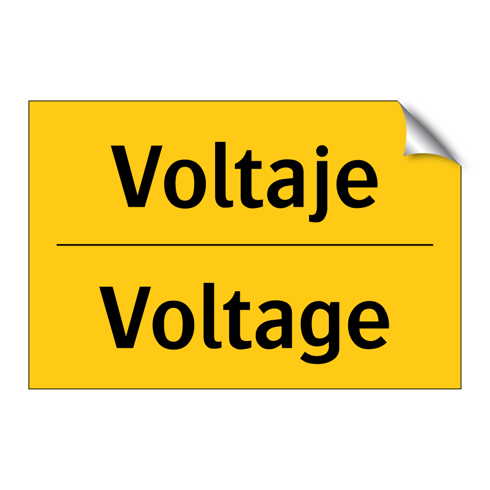 Voltaje - Voltage