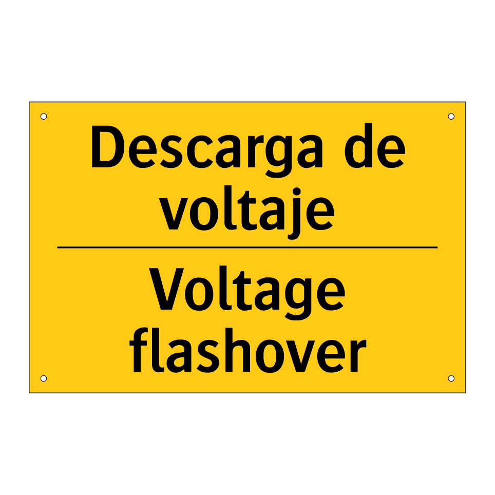 Descarga de voltaje - Voltage flashover