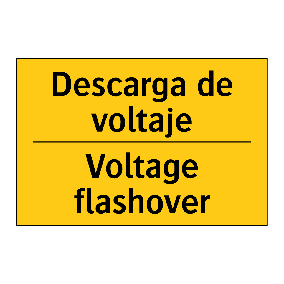 Descarga de voltaje - Voltage flashover
