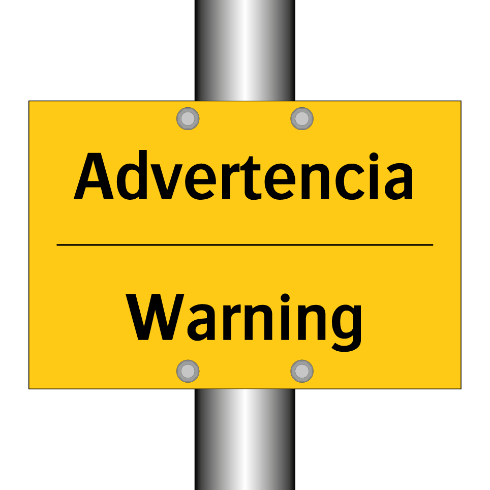 Advertencia - Warning