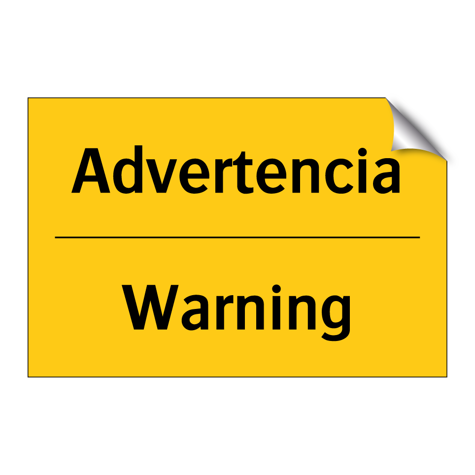 Advertencia - Warning
