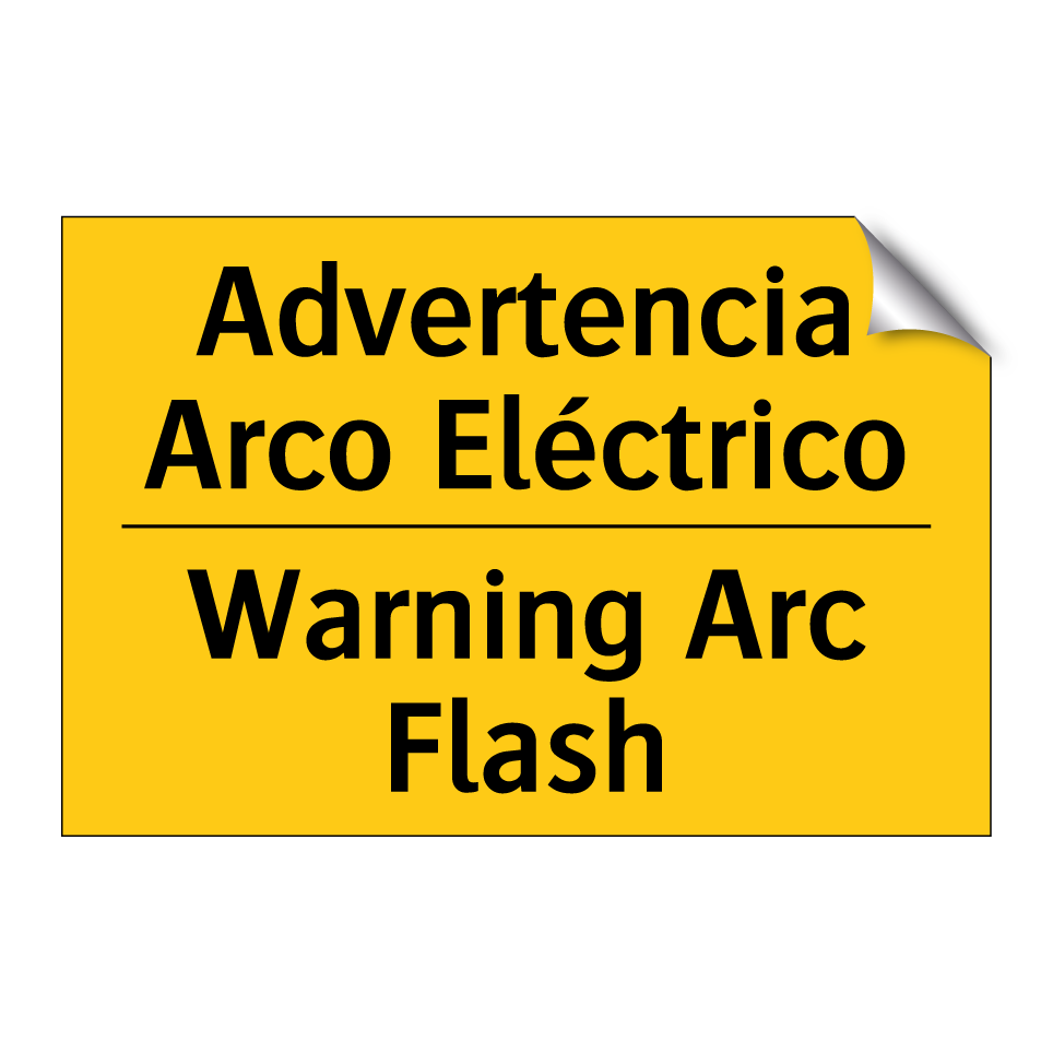 Advertencia Arco Eléctrico - Warning Arc Flash