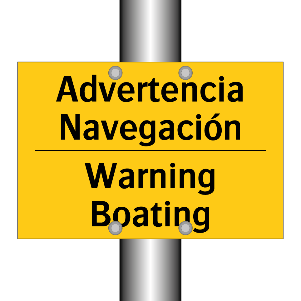 Advertencia Navegación - Warning Boating