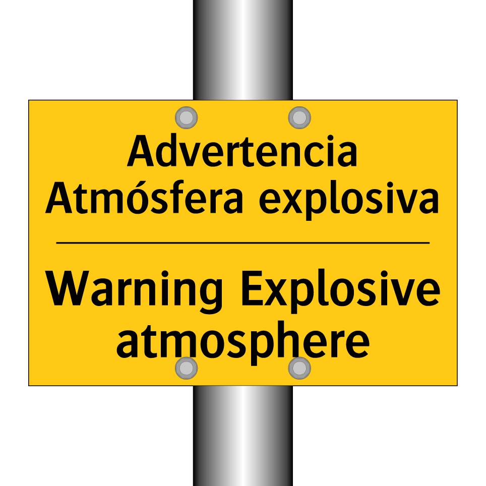 Advertencia Atmósfera explosiva - Warning Explosive atmosphere