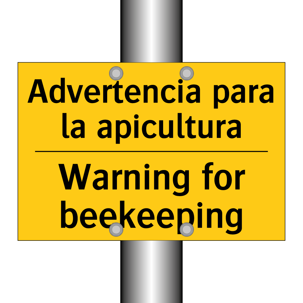 Advertencia para la apicultura - Warning for beekeeping