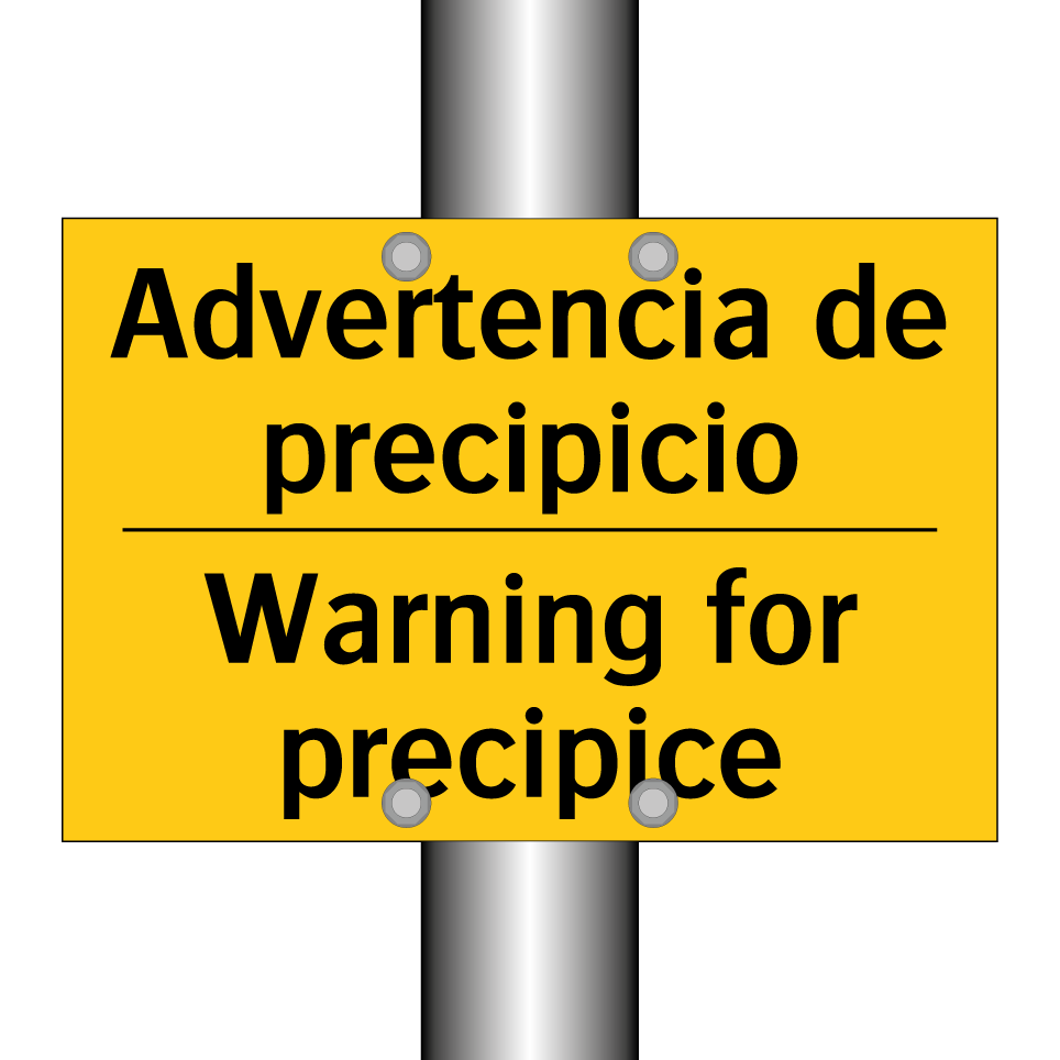 Advertencia de precipicio - Warning for precipice