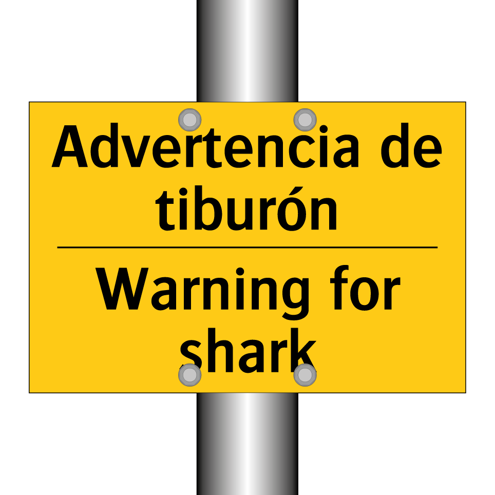 Advertencia de tiburón - Warning for shark