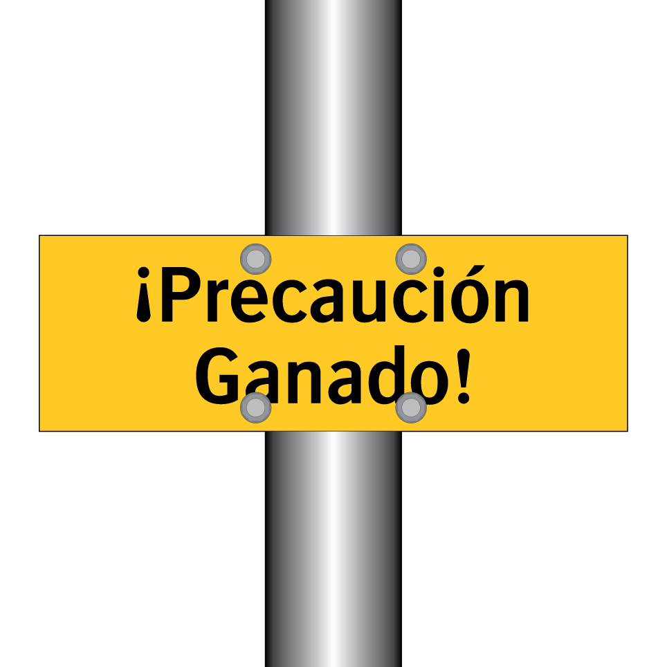 ¡Precaución Ganado!