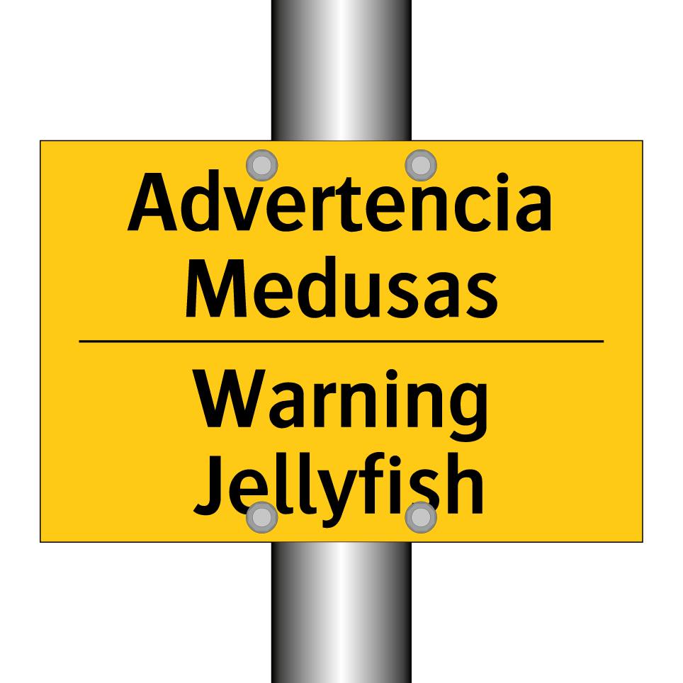 Advertencia Medusas - Warning Jellyfish