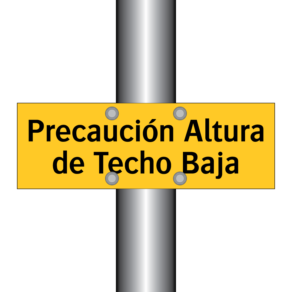 Precaución Altura de Techo Baja