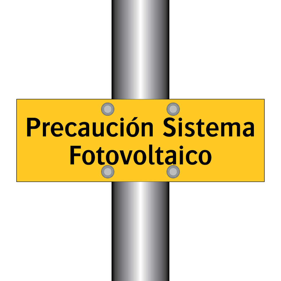 Precaución Sistema Fotovoltaico
