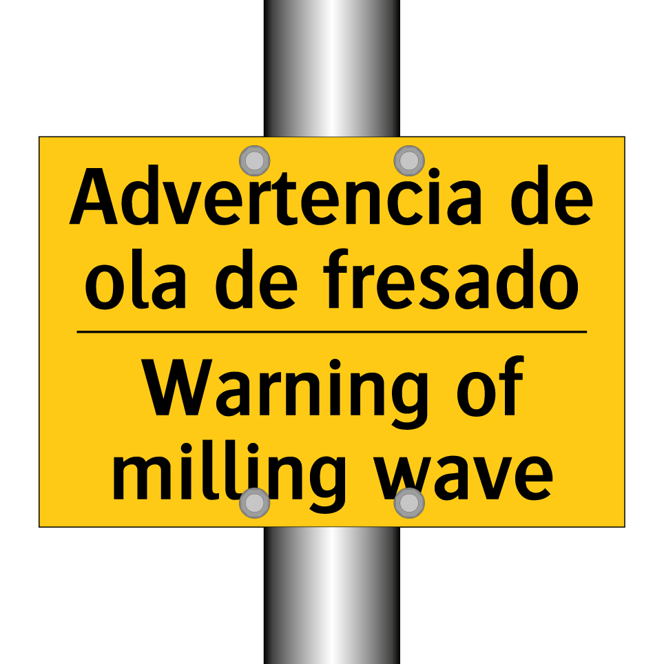 Advertencia de ola de fresado - Warning of milling wave