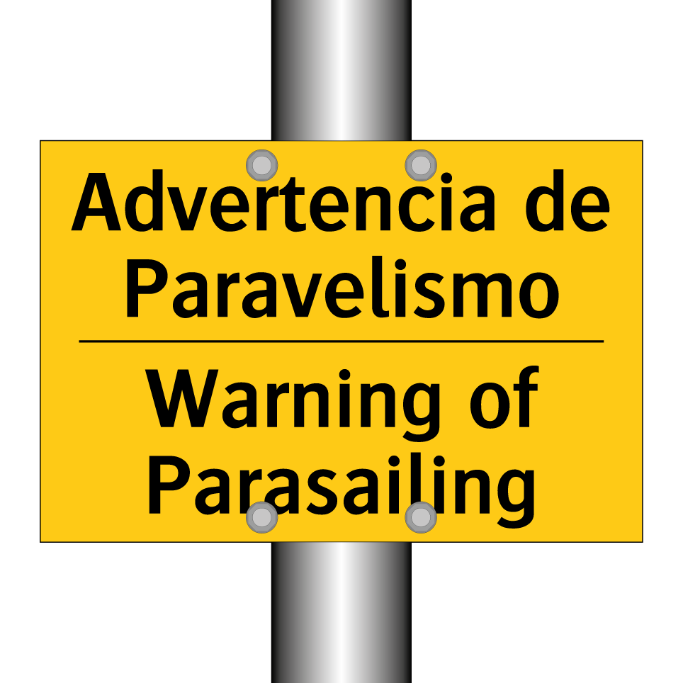 Advertencia de Paravelismo - Warning of Parasailing