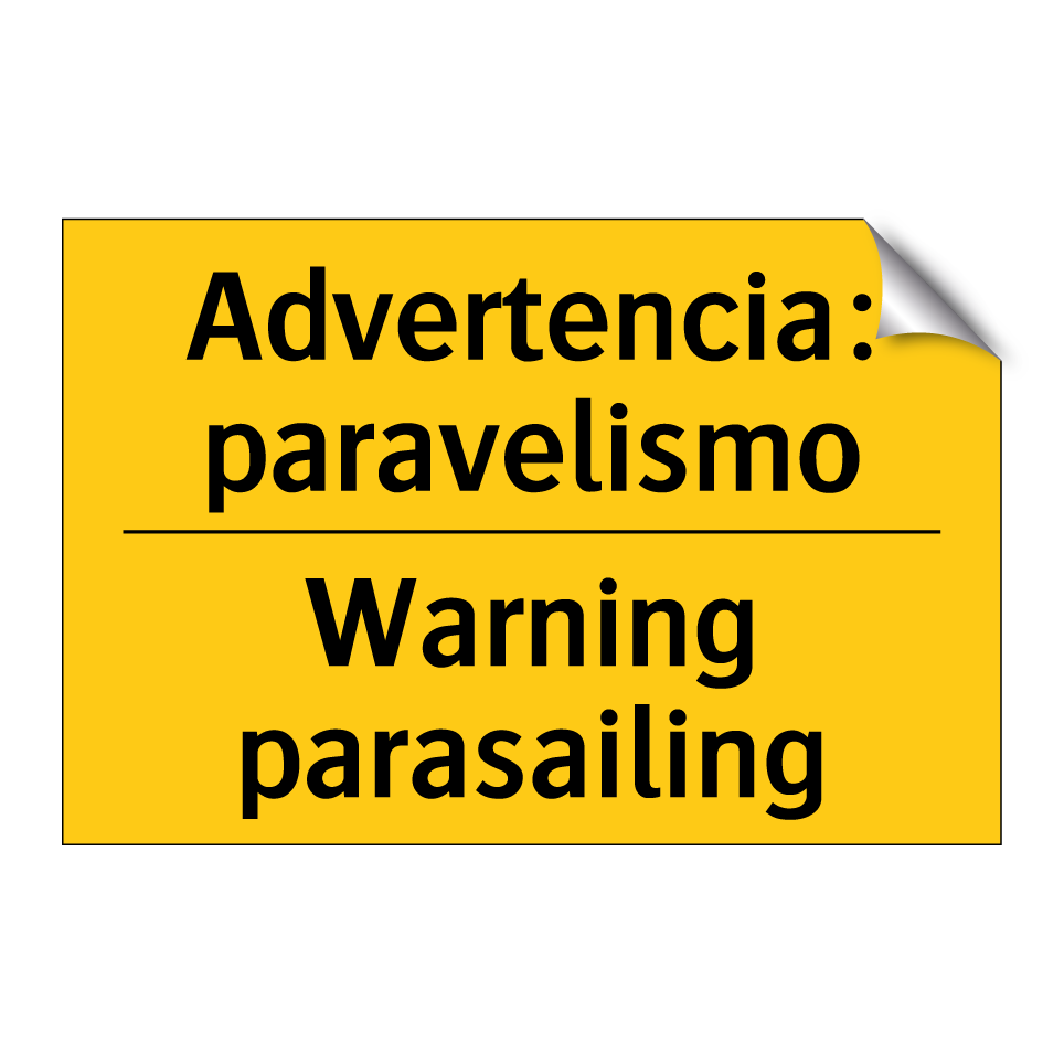 Advertencia: paravelismo - Warning parasailing