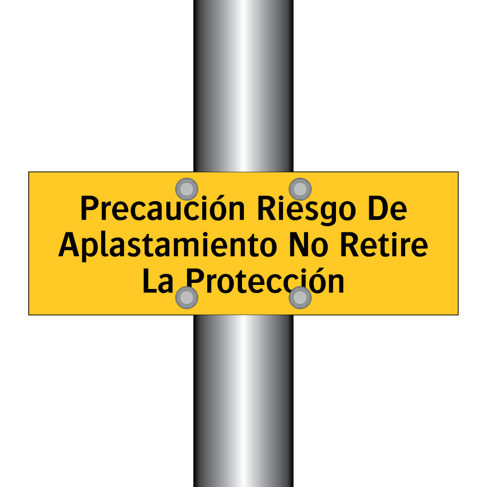 Precaución Riesgo De Aplastamiento No Retire La Protección