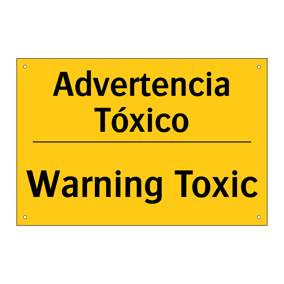 Advertencia Tóxico - Warning Toxic