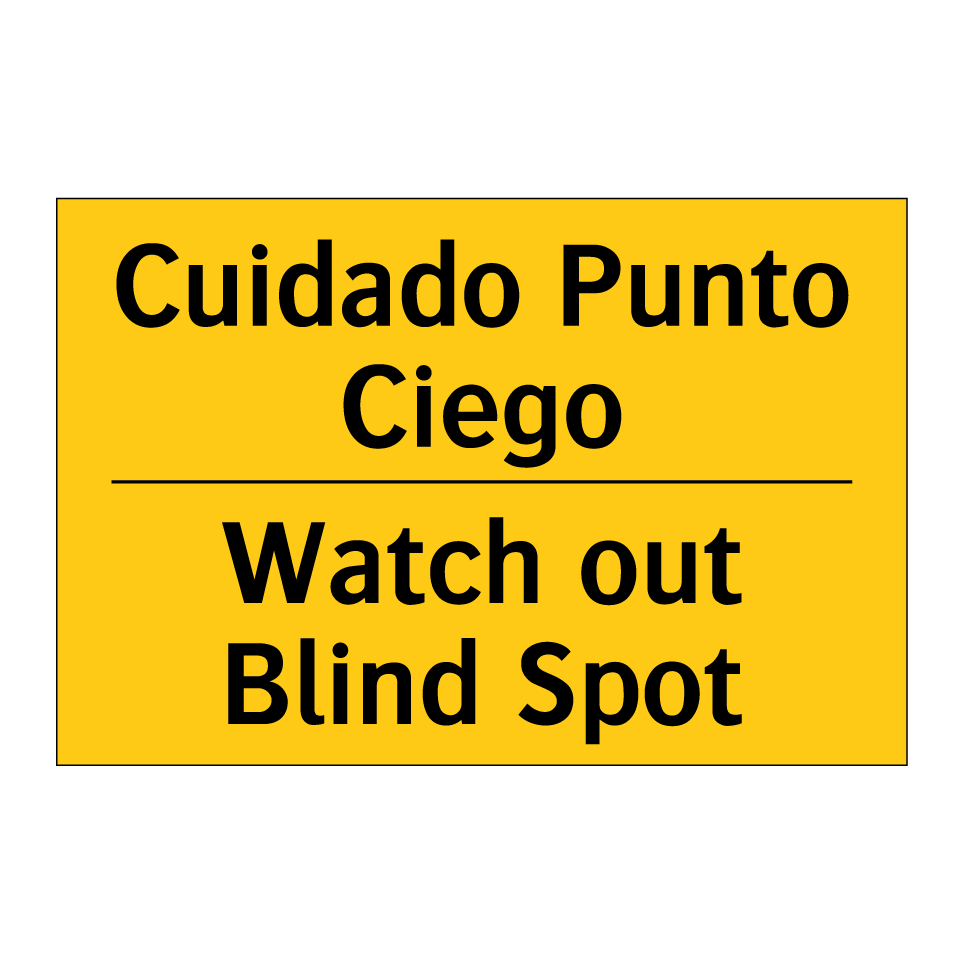 Cuidado Punto Ciego - Watch out Blind Spot