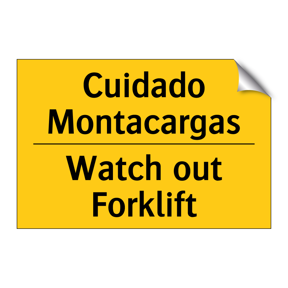Cuidado Montacargas - Watch out Forklift