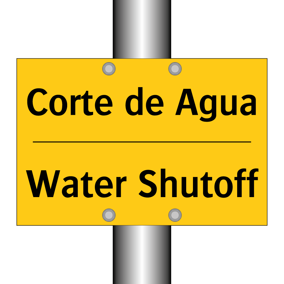 Corte de Agua - Water Shutoff