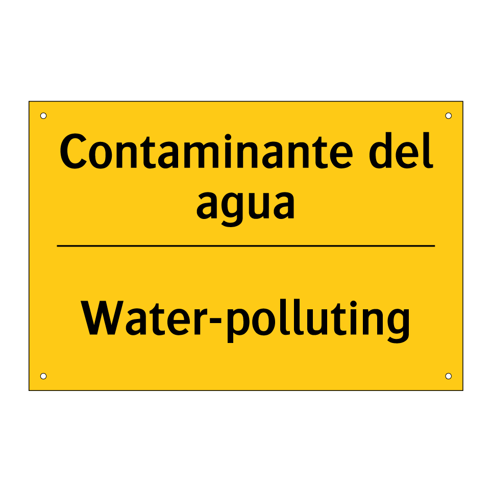 Contaminante del agua - Water-polluting