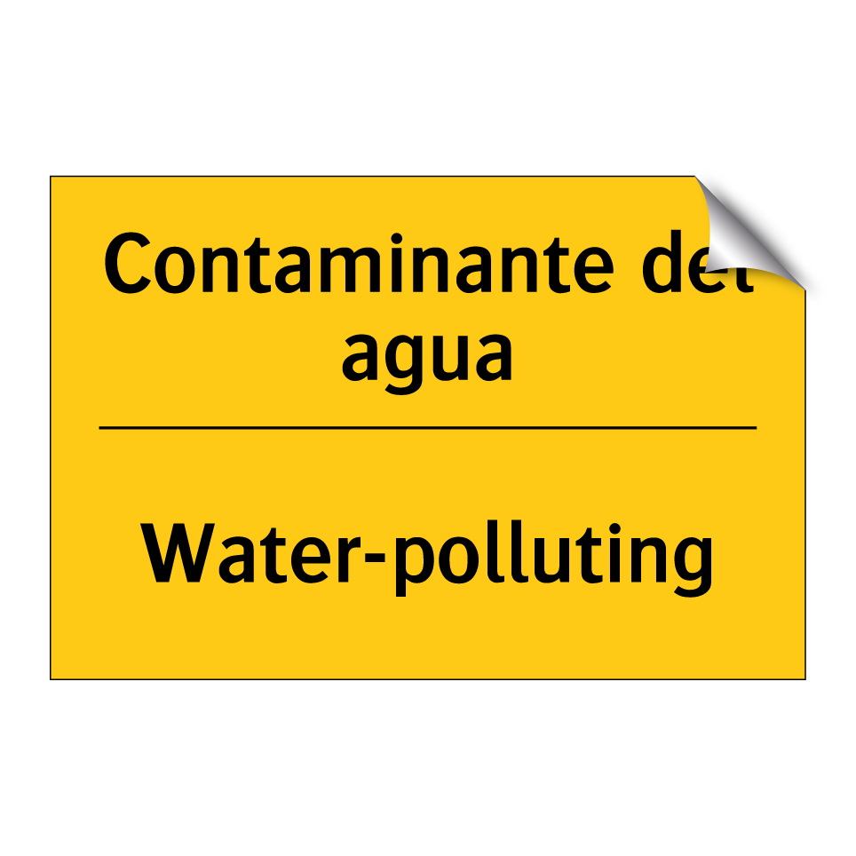 Contaminante del agua - Water-polluting