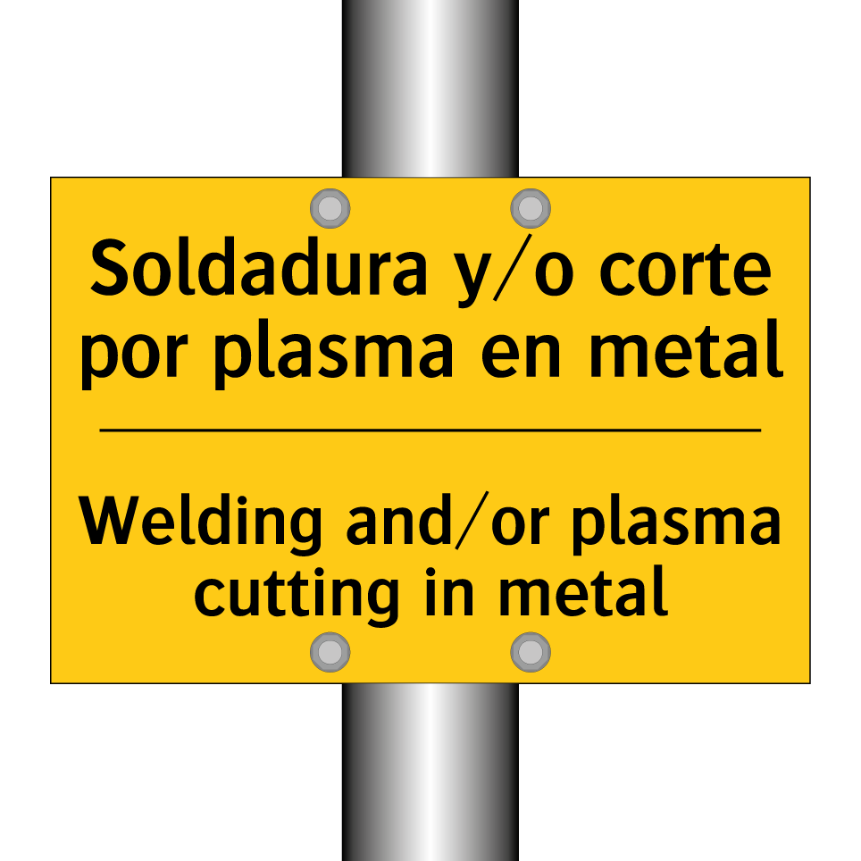 Soldadura y/o corte por plasma en metal - Welding and/or plasma cutting in metal