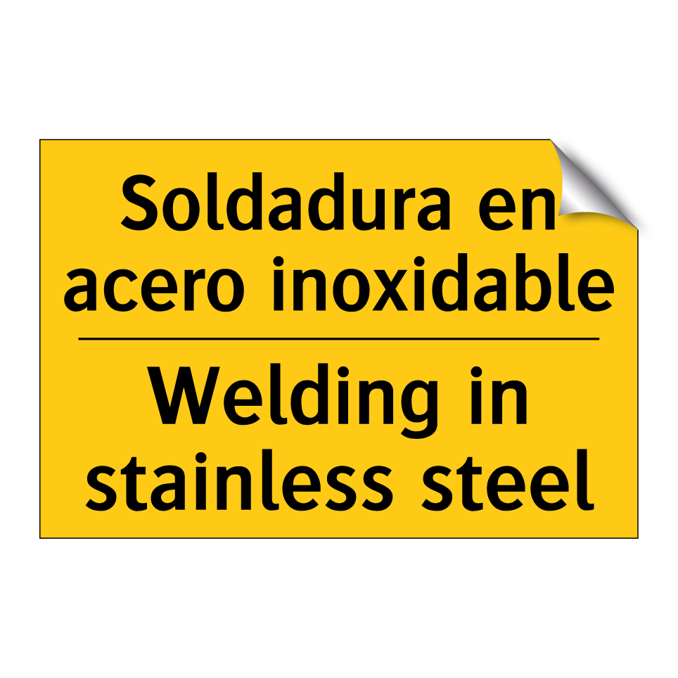Soldadura en acero inoxidable - Welding in stainless steel