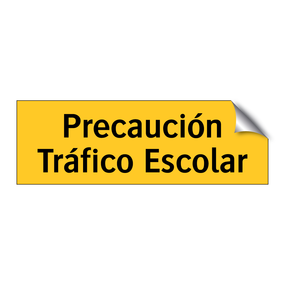 Precaución Tráfico Escolar