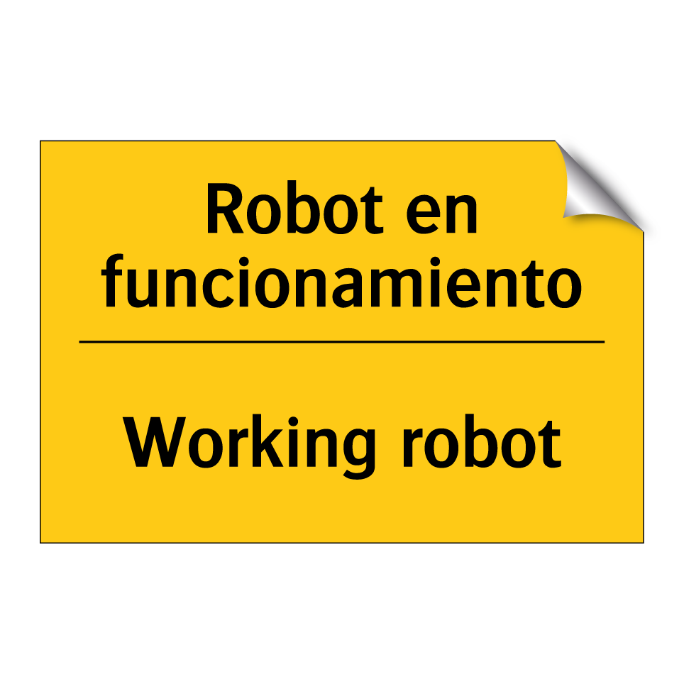 Robot en funcionamiento - Working robot